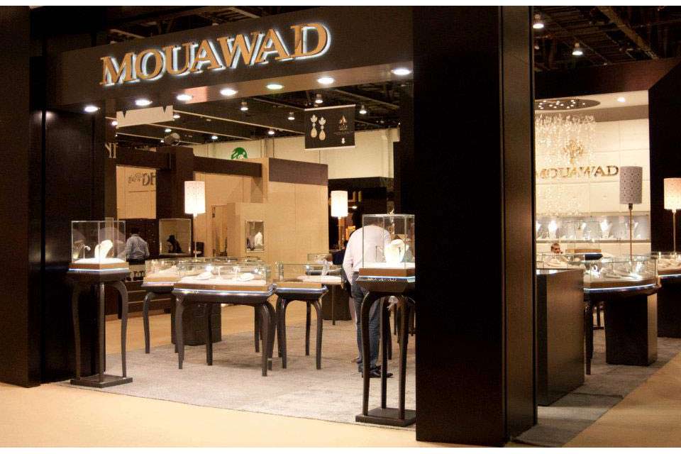 Mouawad at  the international Jewellery & Watch Show Abu Dhabi