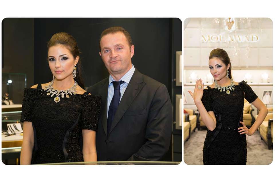 Mouawad  at  the 2014 Doha Jewellery & Watches Exhibition
