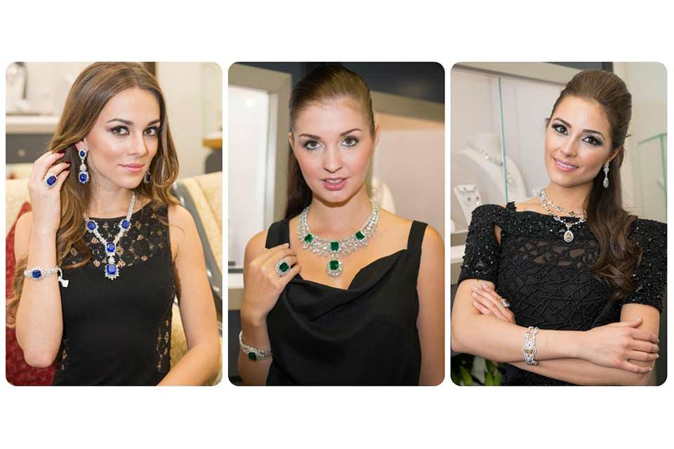 Mouawad  at  the 2014 Doha Jewellery & Watches Exhibition